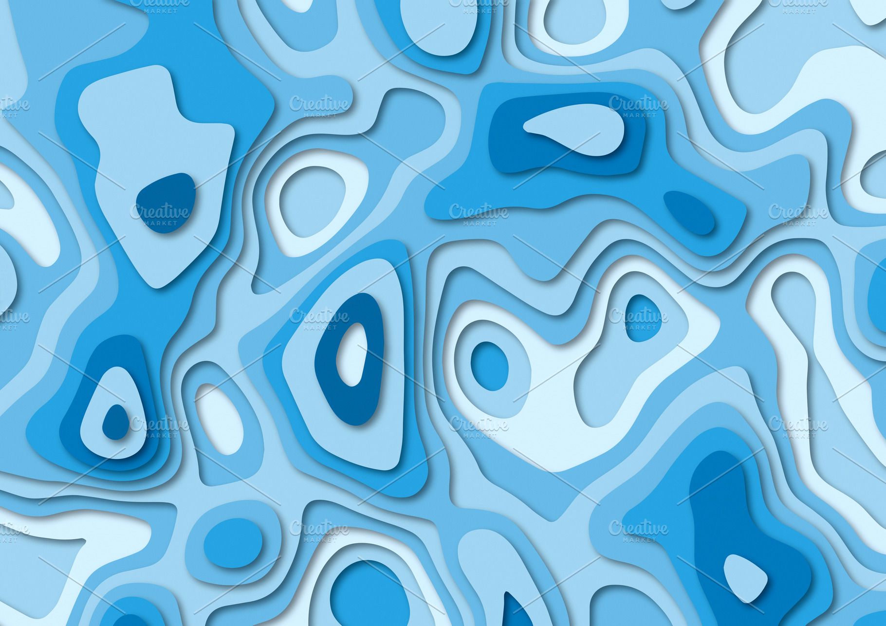 3D paper cut background, an Abstract Photo by BOOCYS