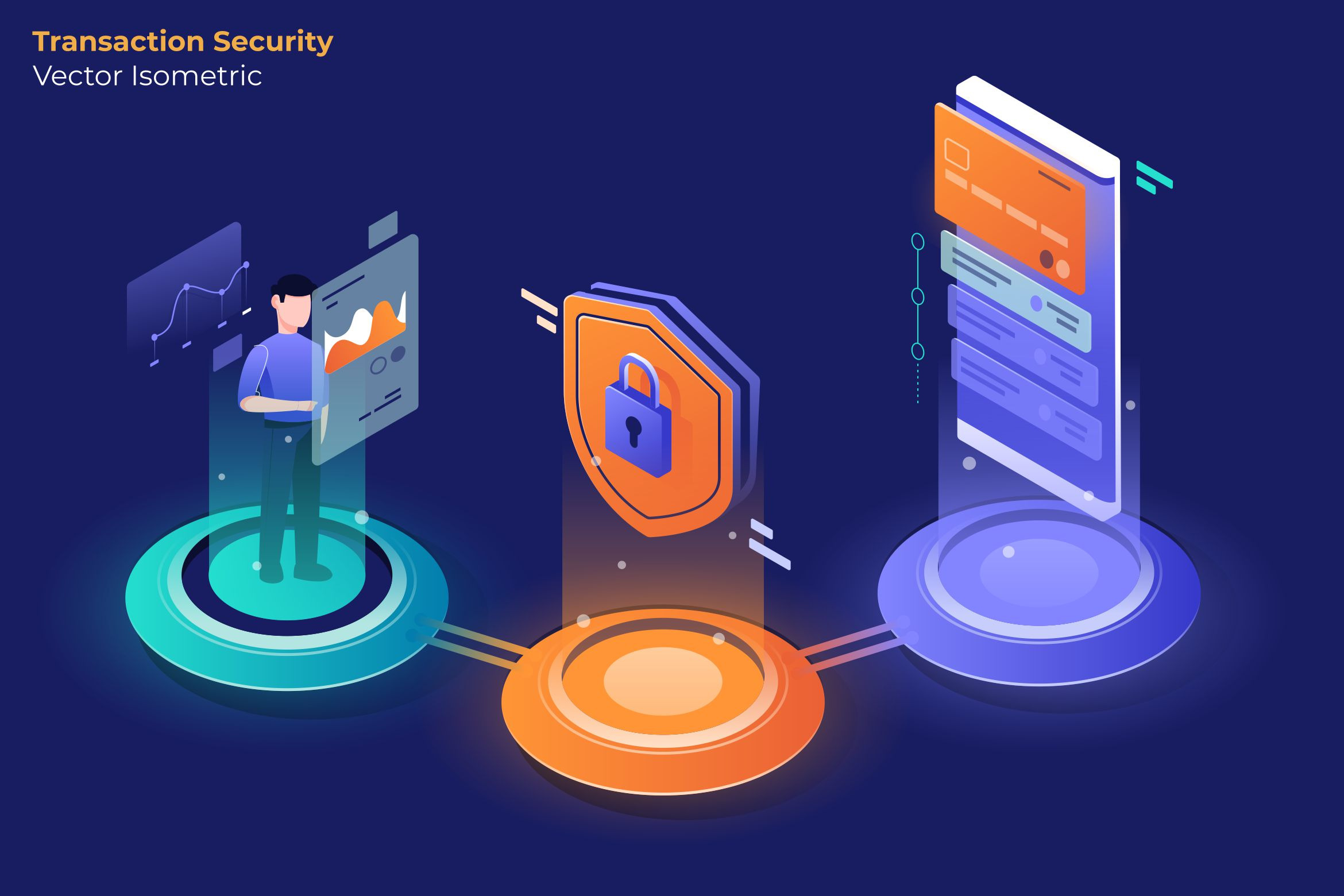 Transaction Security - Illustration, an Illustration by AQR Studio ...