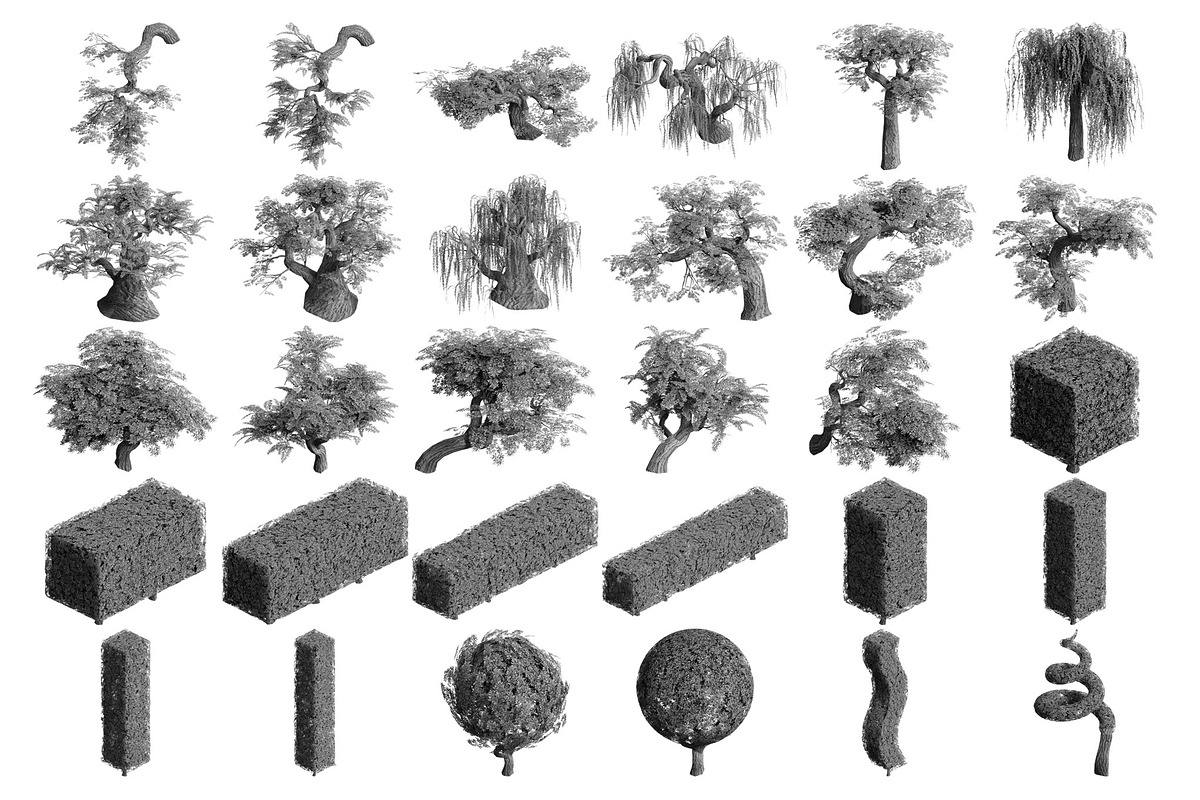 Tree Brushes - Willow Edition, a Brush Add-On by xresch (Photo 19 of 27)