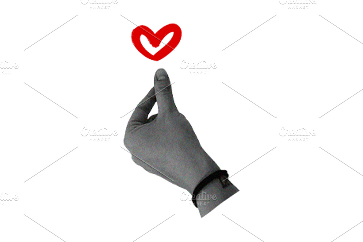 Hands gestures halftone collage, an Object Graphic by SaintPic illustrations (Photo 5 of 10)