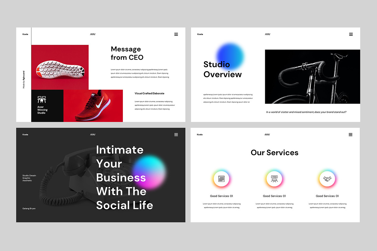 KOALA - Business Powerpoint Template, a Presentation Template by rgbryand