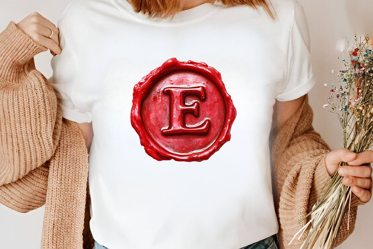 Red Wax Letter Stamp Clipart, an Illustration by Canvas Craft (Photo 6 of 9)