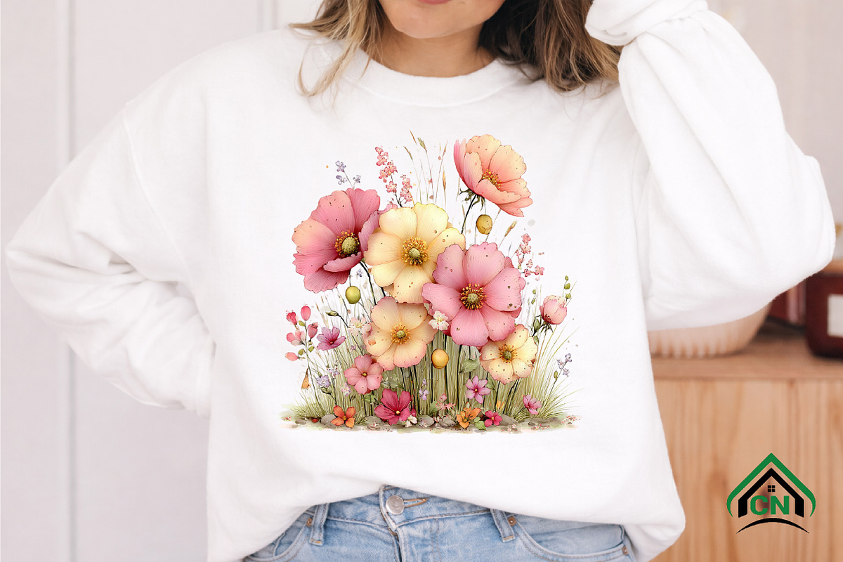 Whimsical Meadow Scenes Clipart, an Illustration by Craft Nest (Photo 6 of 12)