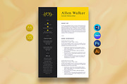 Resume, a Resume Template by DesignDevisers (Thumbnail 1 of 10)