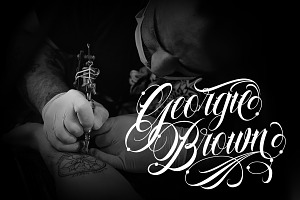 Familia Tattoo Lettering Font