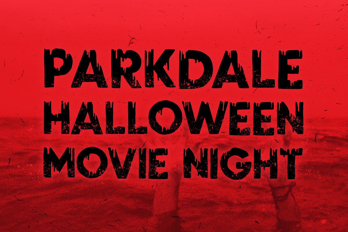 Cheesy Horror Font preview 3