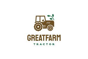 Tractor Farm Agriculture Logo Design