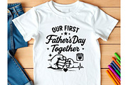 Our 1St Fathers Day SVG PNG, an Object Graphic by EllaMaiyaali (Thumbnail 2 of 6)