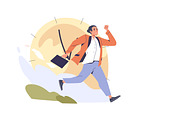 People living fast life concept set, a Person Illustration by Good Studio (Thumbnail 3 of 7)