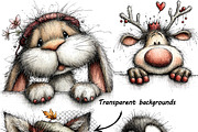 Whimsical Portrait Animal Watercolor, an Illustration by one-touch (Thumbnail 9 of 11)