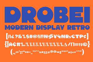 Drobei - Modern Display Retro