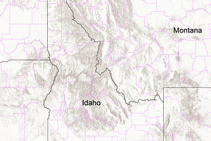 United States Relief Map