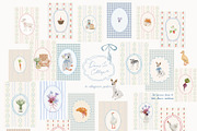 Cottagecore Clipart Frames Posters, a Decorative Illustration by whiteheartdesign (Thumbnail 16 of 21)