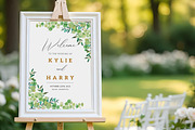 Eucalyptus Wedding Sign, a Stationery Template by Aarley Kaiven (Thumbnail 1 of 2)