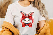 Bunny Ears Bow Clipart Sublimation C, an Illustration by SVGArt (Thumbnail 3 of 6)