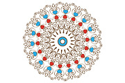 Set mandala round ornament pattern., an Object Graphic by Della_Liner (Thumbnail 2 of 4)