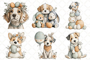 Whimsical Easter Dog Clipart, an Illustration by Black Bird Studio (Thumbnail 4 of 5)