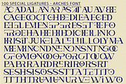 ARCHES - Futuristic Font, a Serif Font by 177Studio (Thumbnail 8 of 8)