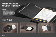 Presentation Folder Mockup, an Advertising Mockup by Artnivora.Std (Thumbnail 1 of 4)