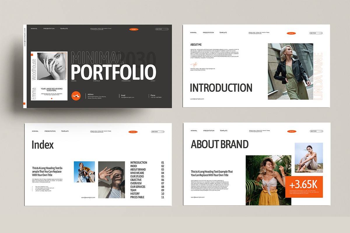 Minimal Portfolio Presentation preview 2