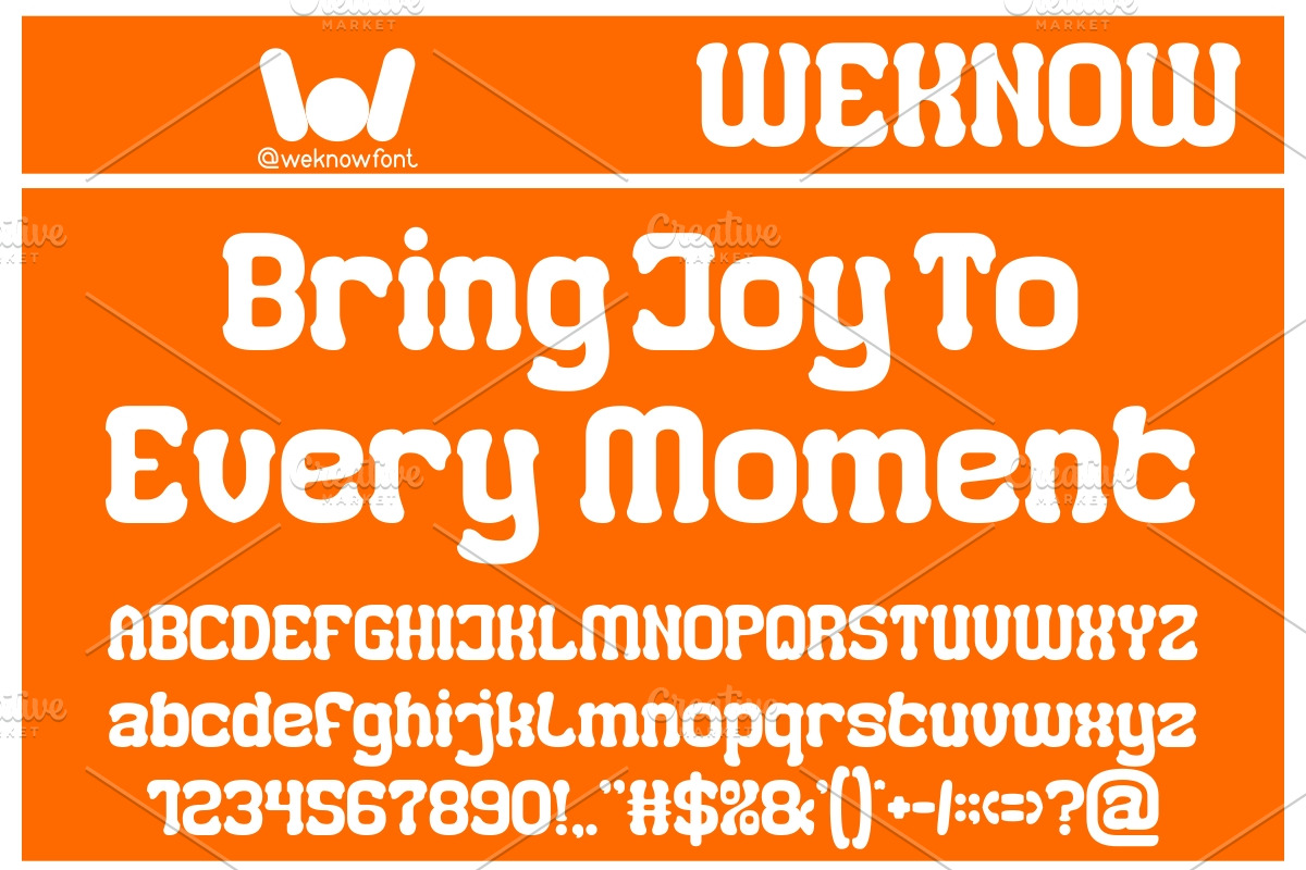 Smile Back font, a Font by weknow (Photo 2 of 8)