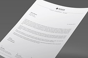 Simple Letterhead, a Stationery Template by DesignGhar (Thumbnail 1 of 5)