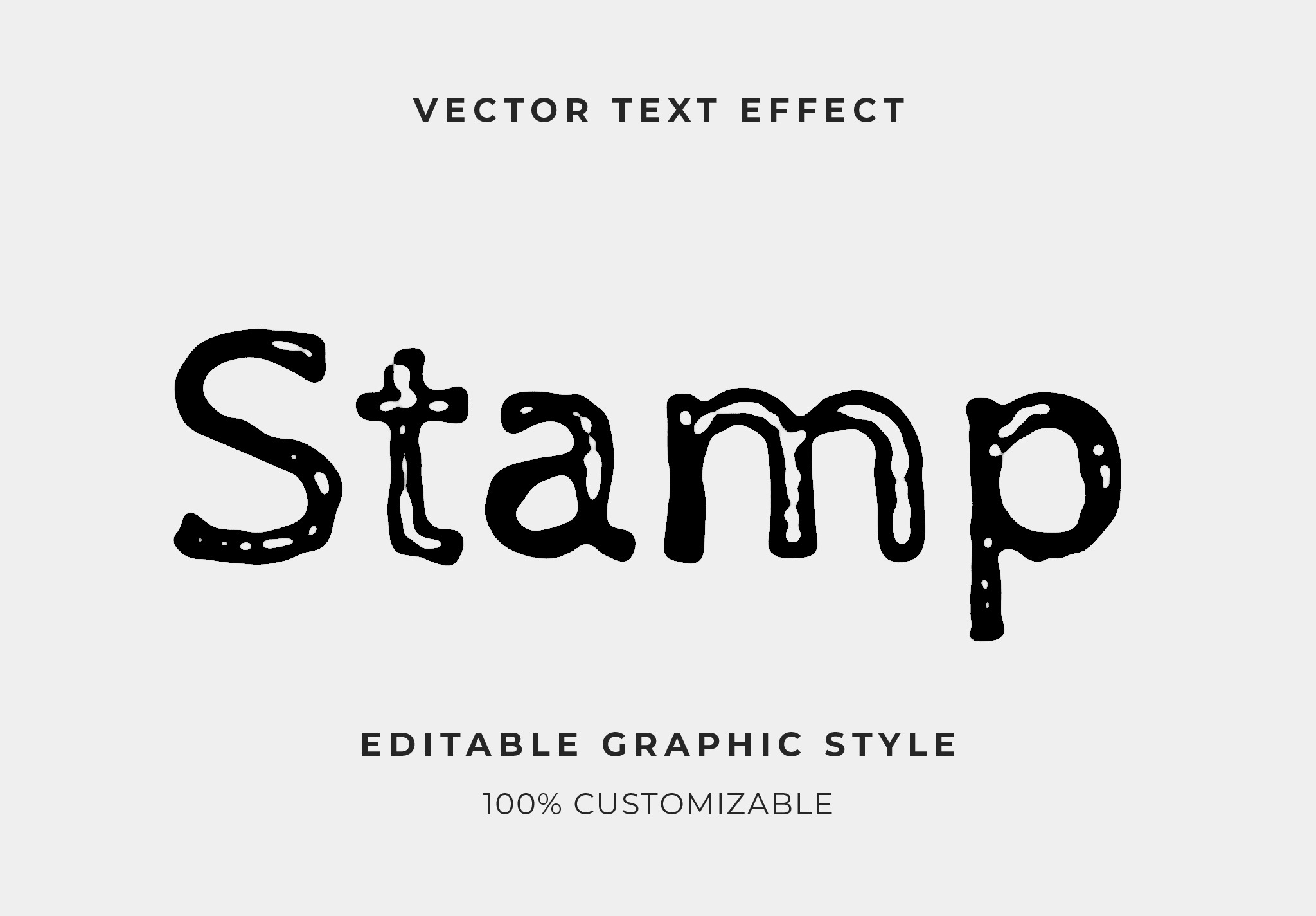 Typewriting Ink Stamp Text Effect, a Templates & Theme by studiogstock