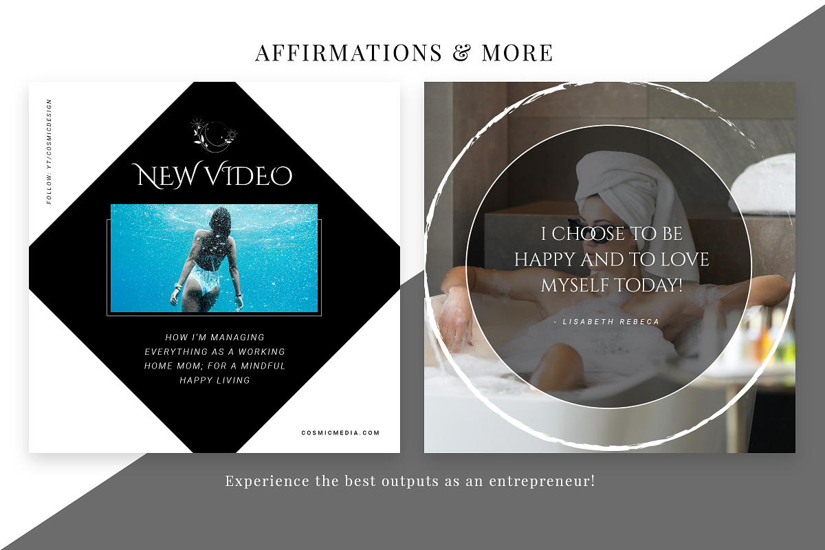 COSMIC - Engagement & Branding Pack, a Social Media Template by Typography Prime (Photo 9 of 16)