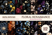 Floral Seamless Patterns 12., a Pattern Graphic by KENO Mascots (Thumbnail 1 of 10)