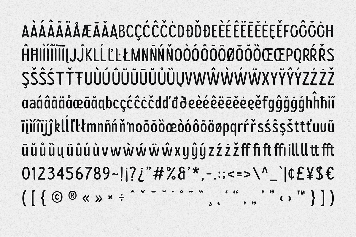 Biorne - Display Rounded Typeface, a Font by Haps Space (Photo 15 of 16)