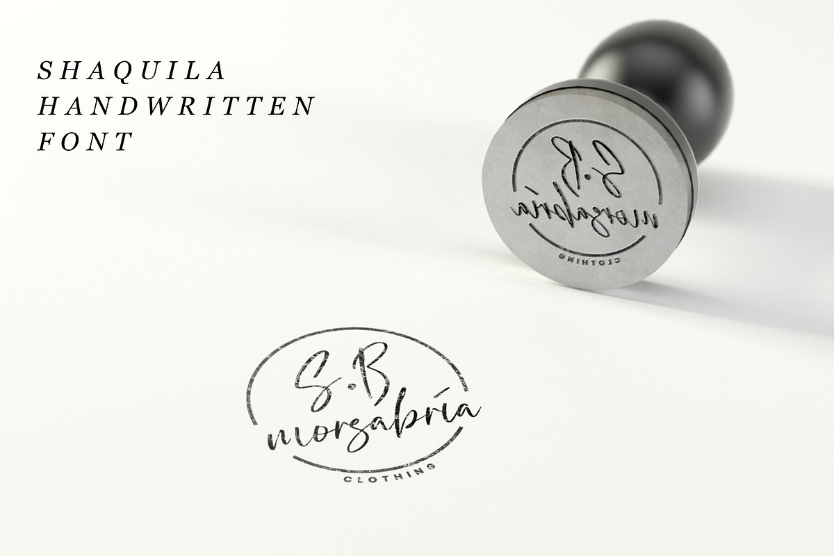 Shaquila Handwritten Font, a Script Font by Lythcreative (Photo 4 of 8)