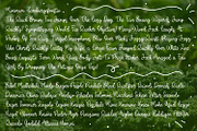 Broccoli script, a Font by Rashdrawn (Thumbnail 3 of 3)