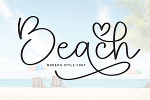 Beach Script Font