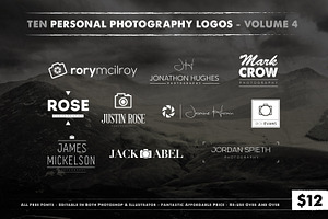 Photography Logos Vol. 4