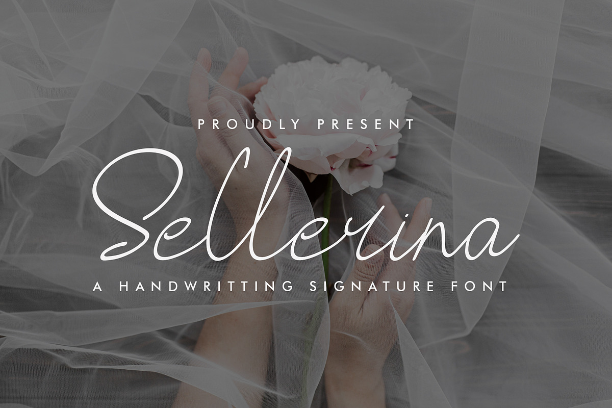 Sellerina - Handwritting Signature, a Script Font by Fontmine Studio (Photo 1 of 9)