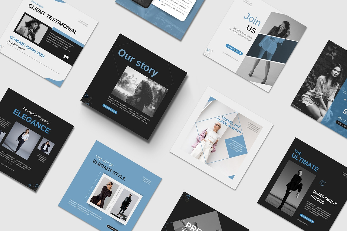 100 Animated Canva Instagram Pack, a Social Media Template by TheBrightGrap (Photo 6 of 21)