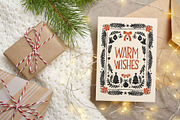 Linocut Christmas | Posters and Card, an Object Graphic by KetteCreate (Thumbnail 19 of 19)