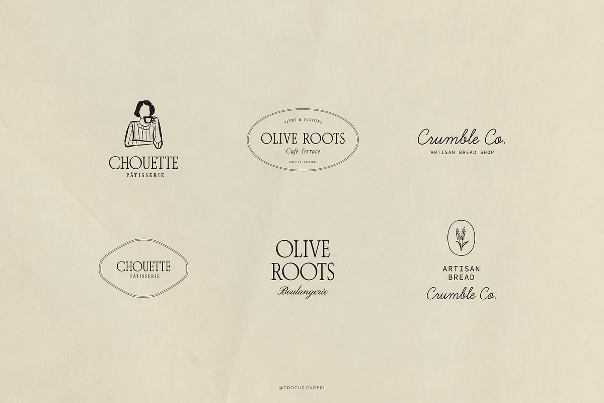 Food & Cafe Logos - 36 Templates preview 3