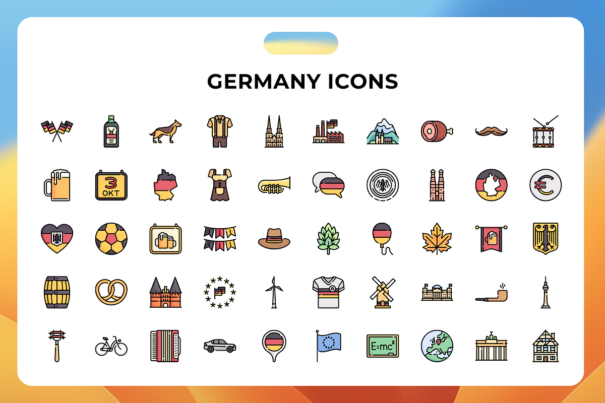 Germany Icons, an Icon by Wencory