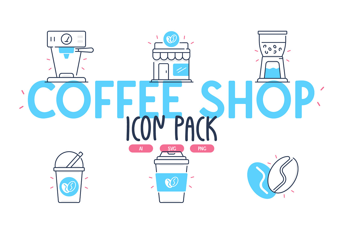 Coffee Shop Icons, an Icon by iconfield (Photo 1 of 5)