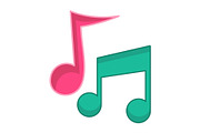 Quaver Illustration Icon, an Icon by Pexelpy (Thumbnail 1 of 2)