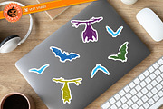 17 Bat Halloween Stamp Brushes, a Brush Add-On by vectstudio (Thumbnail 4 of 10)