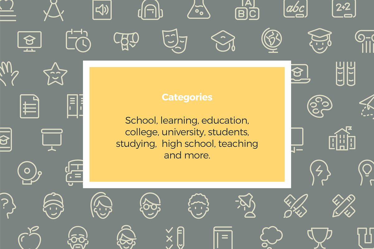 Education Icons — Pixi Line, an Outline Icon by Scott Dunlap (Photo 3 of 9)