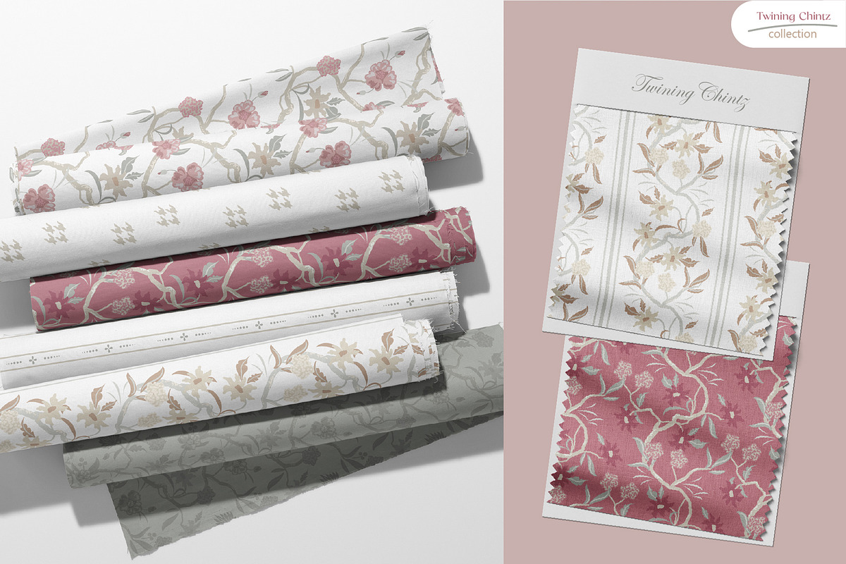 Twining Chintz - Floral Patterns, a Pattern Graphic by InaCorart (Photo 8 of 10)