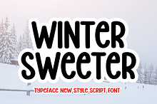 Winter Sweeter | Script Font