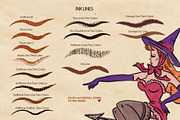 RETRO BRUSHES PROCREATE KIT, a Brush Add-On by AlexandraArt (Thumbnail 5 of 11)