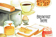 Breakfast Illustration, an Illustration by Graphic Cook (Thumbnail 1 of 2)