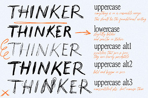 Thinker // Scribble Font