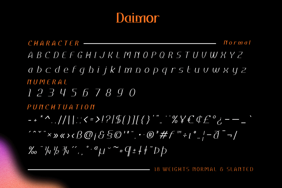 Daimor, a Sans Serif Font by twinstd (Photo 13 of 14)