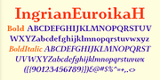 IngrianEuroika, a Serif Font by Ingrimayne Type (Thumbnail 6 of 9)